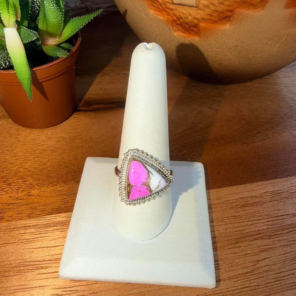 Cotton Candy Turquoise - Size 10 - .925 Sterling Silver